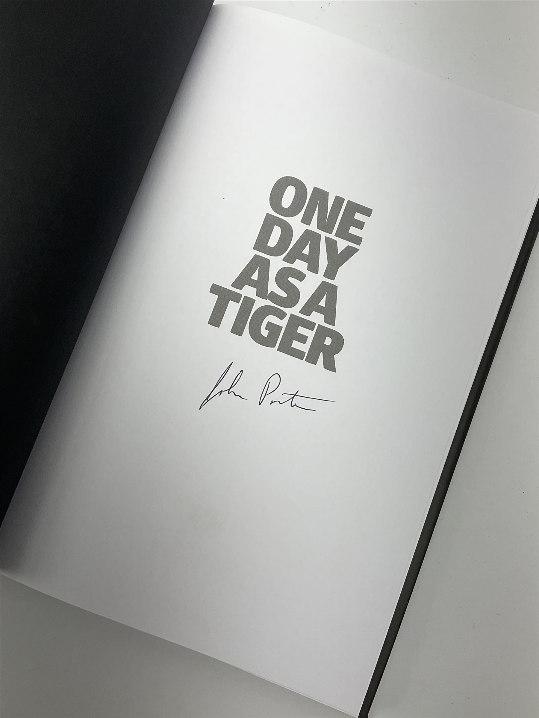 Mostly signed book relating to climbing or mountaineering including 'Hanging On' by Martin Boysen, 'One Day As A Tiger' by John Porter, 'Toughing It Out' by David Hempleman-Adams, 'The White Line' by Andy Cave etc (6)