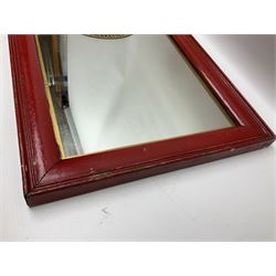 Wills' Gold Flake advertising mirror in painted red frame, H41 cm