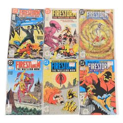 One-hundred and five DC Bronze Age and later 'Firestorm' comic books, spanning years 1978- 2006, comprising three Vol. 1 issues #1, #3 and #4, ninety-five Vol. 2 issues #1-#85, #87, #89-#92, #95, #97-#100, annuals #1, #2, #3, #4 and #5 and two 2006 Vol. 3 issues #28 and #30