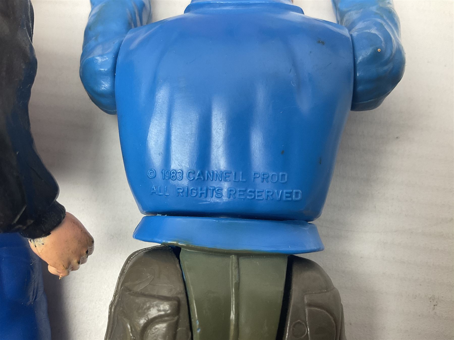 Pelham Puppet - Tyrolean Girl in yellow box; three 'A' Team action figures; clockwork plastic Mickey Mouse figure; and seven various fashion dolls (12)