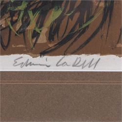 Edwin La Dell (British 1914-1970): 'Ampleforth' Yorkshire, limited edition colour lithograph signed titled and numbered 3/100 in pencil 38cm x 56cm