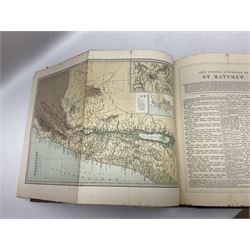 19th century The Illustrated Family Bible with Explanatory Critical & Devotional Commentary, published by  A Fullarton & Co, leather-bound with gilt decoration to cover, with the family register filled in for the Duggleby & Dunn family of Beverley