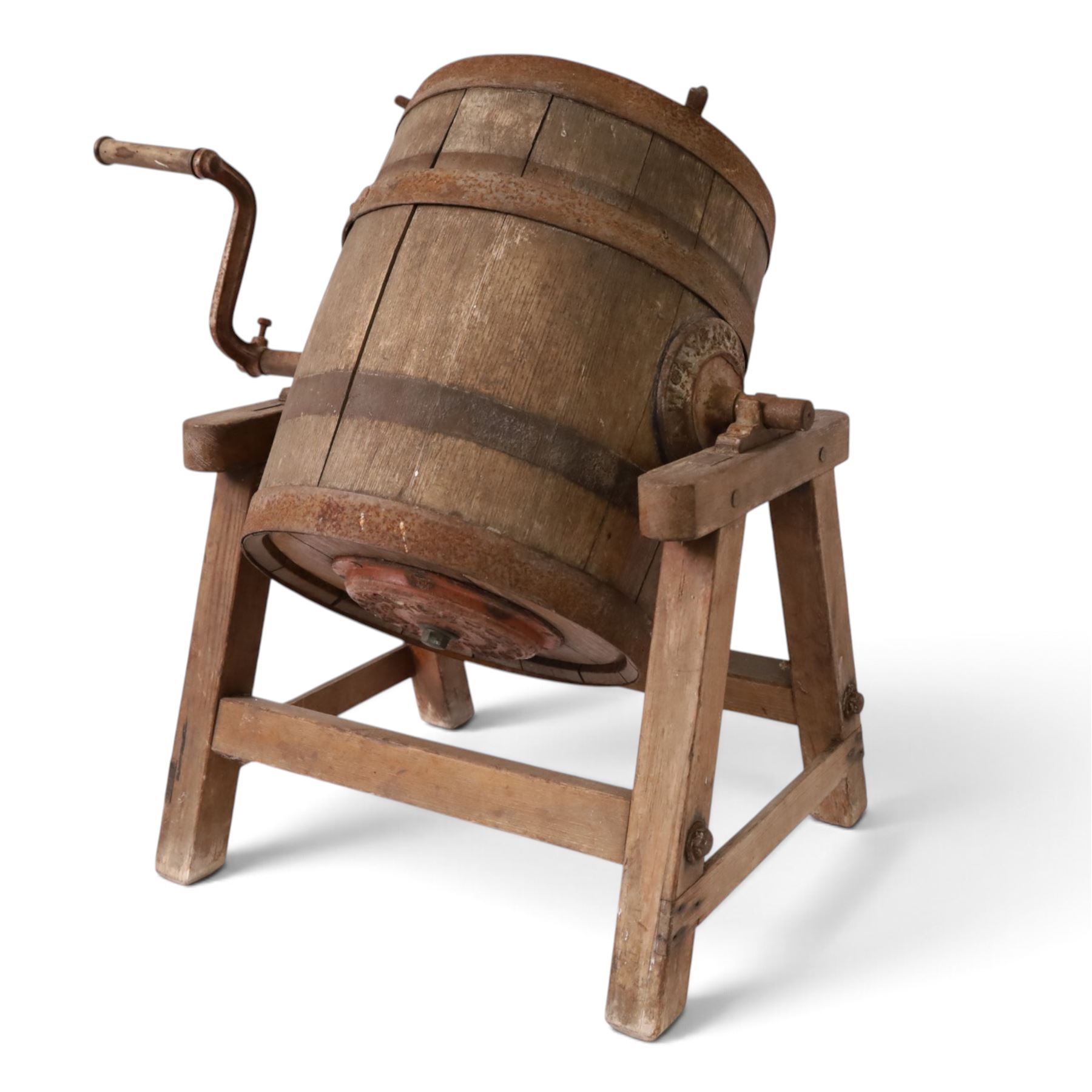 Butter churn on stand by Hathaway, H62cm