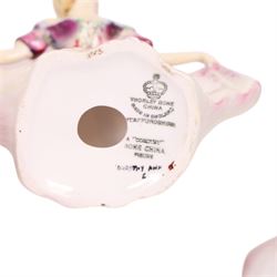 Royal Doulton Elfreda HN2078, together with four other Royal Doulton figures, including Alice HN2158, The Pied Piper HN2102 etc, two Royal Worcester figures and similar 
