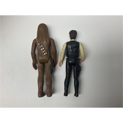 Star Wars - two unboxed vintage Star Wars vehicles comprising Millenium Falcon with 3 3/4