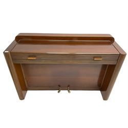 Evestaff Minipiano - mid-20th century mahogany framed upright piano