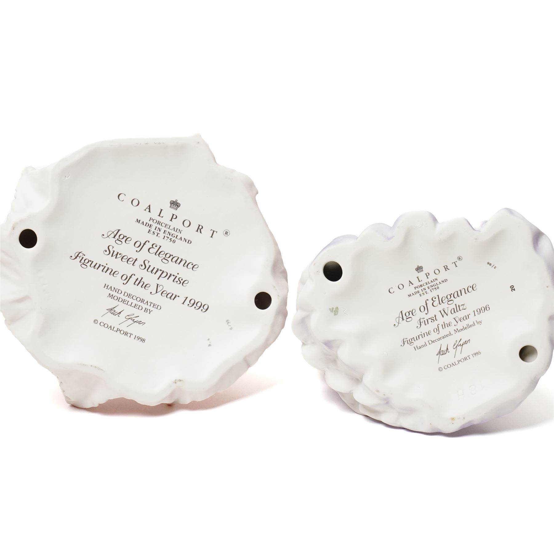 Eight Coalport figures, seven from the Age of Elegance collection, and Alison from the Ladies of Fashion collection (8)