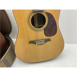 Vintage electro-acoustic guitar L98cm, Tanglewood electro-acoustic guitar with cedar top L101cm and a Taylor GS mini small or child's size guitar serial no. 2101309353 in soft carry bag L92cm (3)
