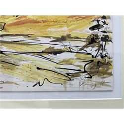 Adam King (British 1964-): 'Castle Howard' and 'The Stump Room - Harrogate', pair watercolour and inks signed and dated '11 and '12, 34cm x 45cm (2)