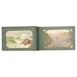 Album of Rotary photographic series postcards including British Beauty, theatrical etc., another album of Rapholette, Oilette and other cards and two other albums of vintage cards