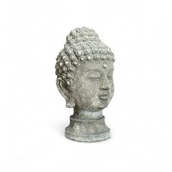 Small cast stone Thai Head