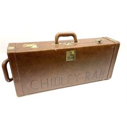 Trevor J. James & Co. 'The Horn' brass alto saxophone, serial no.T04498, H68cm in fitted carrying case