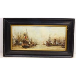  Off Whitby, two 19th century watercolours unsigned and Off Scarborough, 19th century watercolour signed C. H. M Sanders max 22cm x 32cm and one other print (4)  