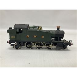 ‘00’ gauge - three kit built locomotives comprising Class J83 0-6-0T no.8477 finished in LNER green; GWR Class 4575 2-6-2T no.4589 finished in GWR green; GCR Class 9N/A5 4-6-2T no.169 finished in GCR green (3) 