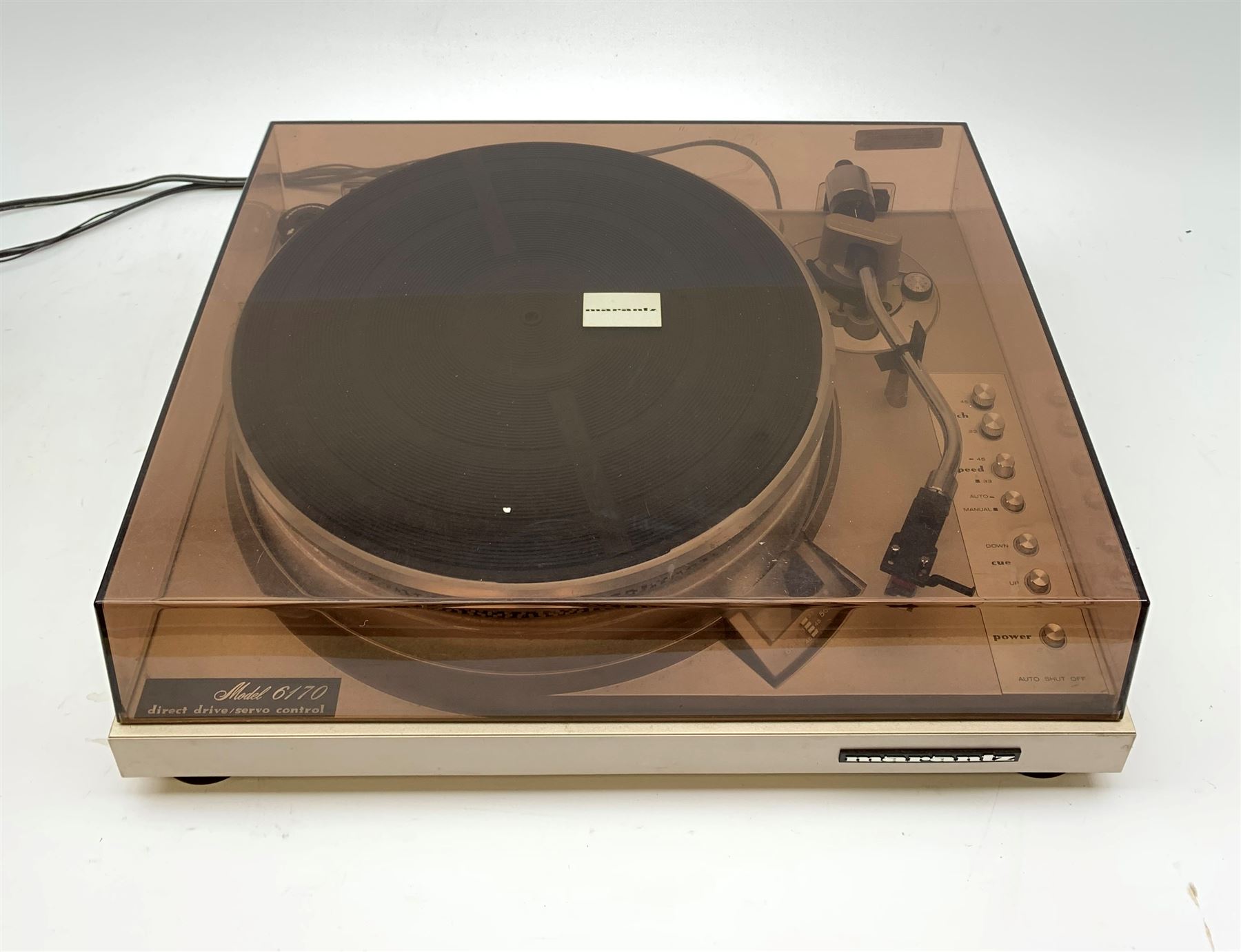 Marantz Direct Drive/ Servo Control Turntable model no. 6170 serial no