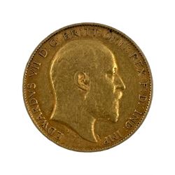 King Edward VII 1903 gold half sovereign coin 