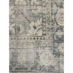 Ruggable Sarah blue quartz rug, with non slip cushion backing