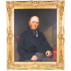 Manner of William Moore I (British 1790-1851): Portrait of a Gentleman, oil on canvas unsi...