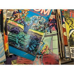 Collection of 1980s and later Marvel and DC comics