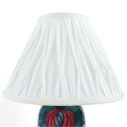 Moorcroft Tribute To Charles Rennie Mackintosh lamp , H42cm