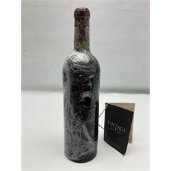 Chateau Margaux, 2003, Margaux, unknown content and proof, this bottle has depressed cork and signs of seepage