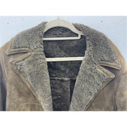 Two sheepskin jackets, one ladies jacket size 12, by Nurseys, and a gentleman's jacket by Baily's   