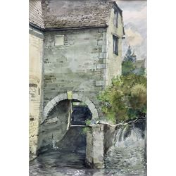 Cecil J Thornton (British 1911-2001): The Mill, watercolour signed 26cm x 18cm