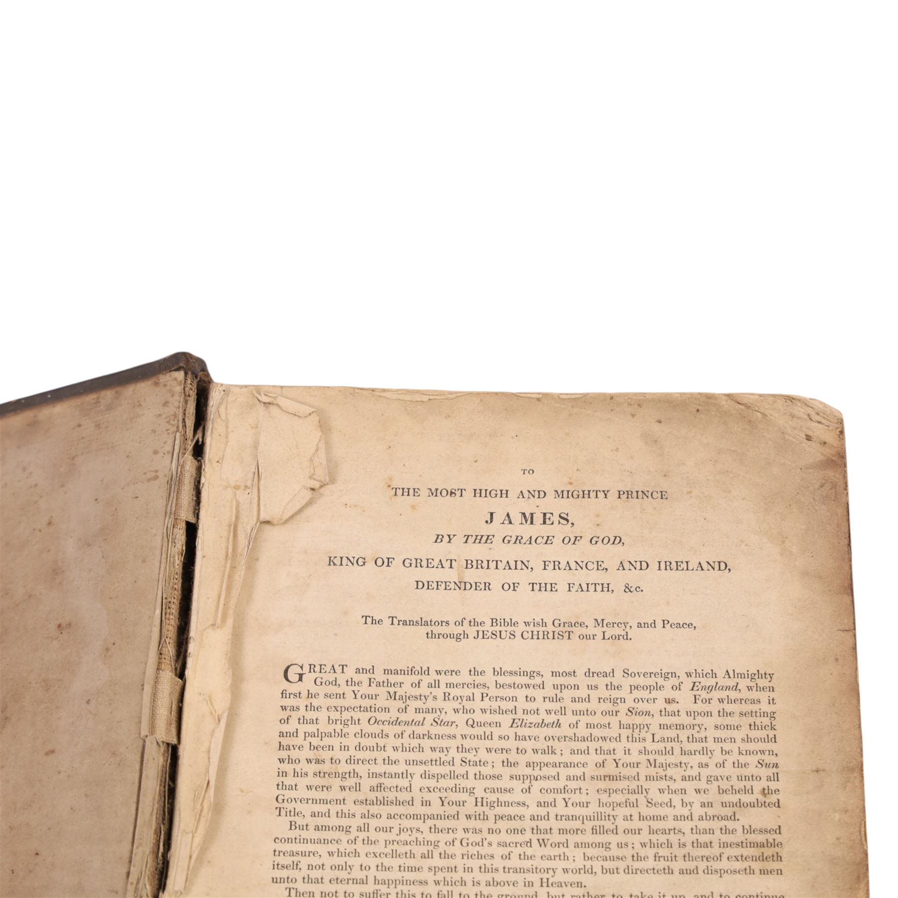 19th century Holy Bible, for Bible society 