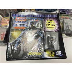 Eaglemoss DC Comics Super Hero Collection - sixteen magazines with models each as issued in unopened plastic bags (16)