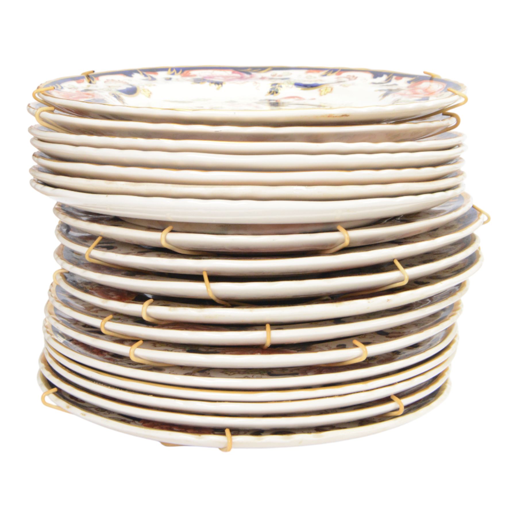 Collection of Mason Mandalay pattern ceramics, to include teapot, jugs, serving bowl, plates etc  