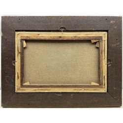 Kershaw Schofield (British 1872-1941): Windmill under Cloudy Skies, oil on canvas signed 28cm x 43cm