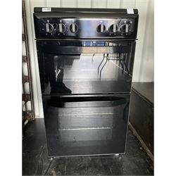 HOTPOINT HD5V92KCB 50 cm Electric Ceramic Cooker possibly unused - THIS LOT IS TO BE COLLECTED BY APPOINTMENT FROM DUGGLEBY STORAGE, GREAT HILL, EASTFIELD, SCARBOROUGH, YO11 3TX