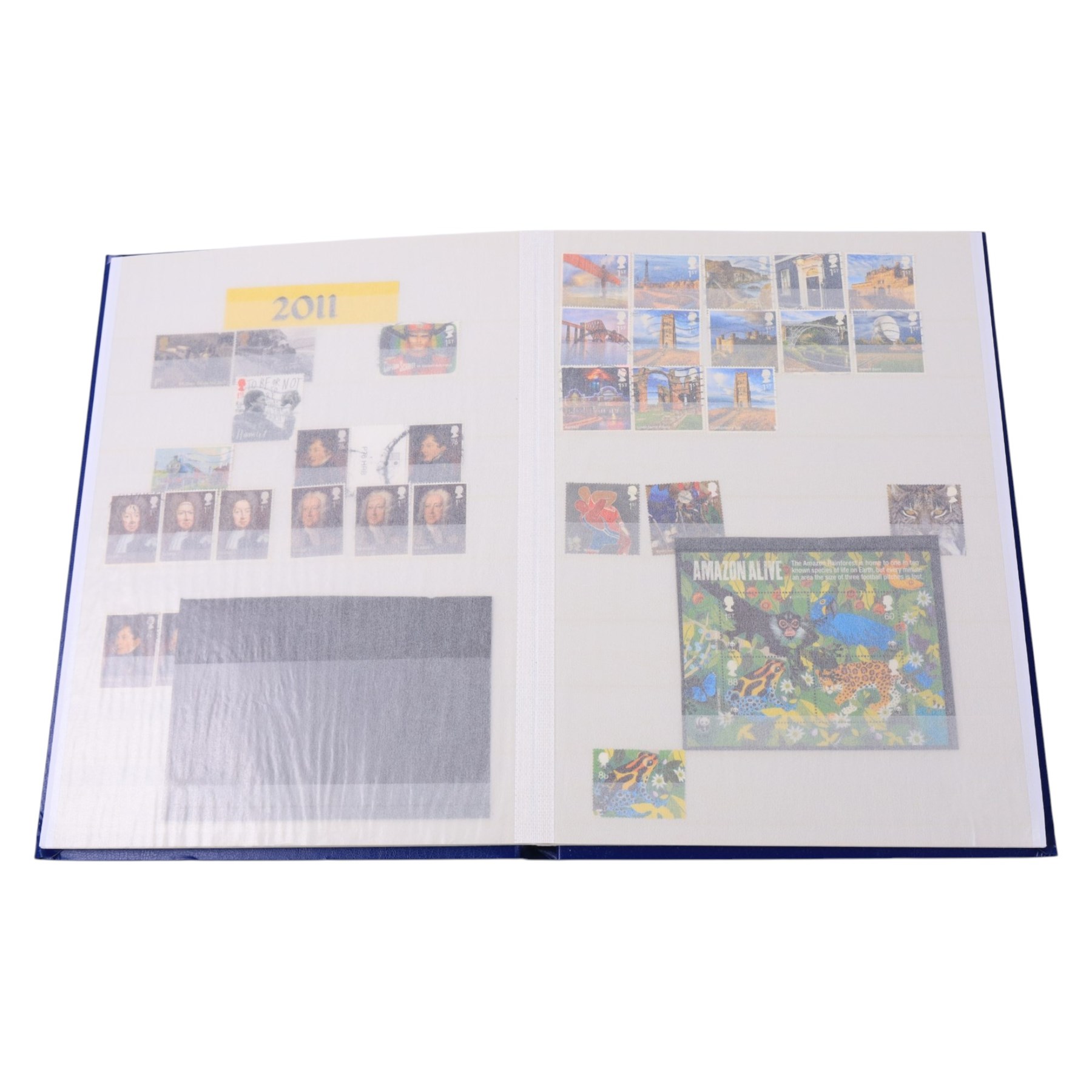 Great British and World stamps, first day covers, etc, in three boxes