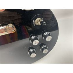 2015 Epiphone limited edition Tony Iommi signature SG Custom electric guitar, serial no.1506201270, L101cm; in cardboard delivery box with authenticity folder containing certificate and photograph of Iommi.