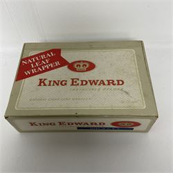 Five sealed packs of Villiger Classic Export Round Cigars and sealed King Edward Cigar housed in King Edward Invincible Deluxe box