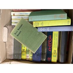 Collection of books and annuals, including Richmal Crompton; Just William and Frank Richards; Billy Bunter series,  Greyfriars' Holiday Annuals, etc, in seven boxes