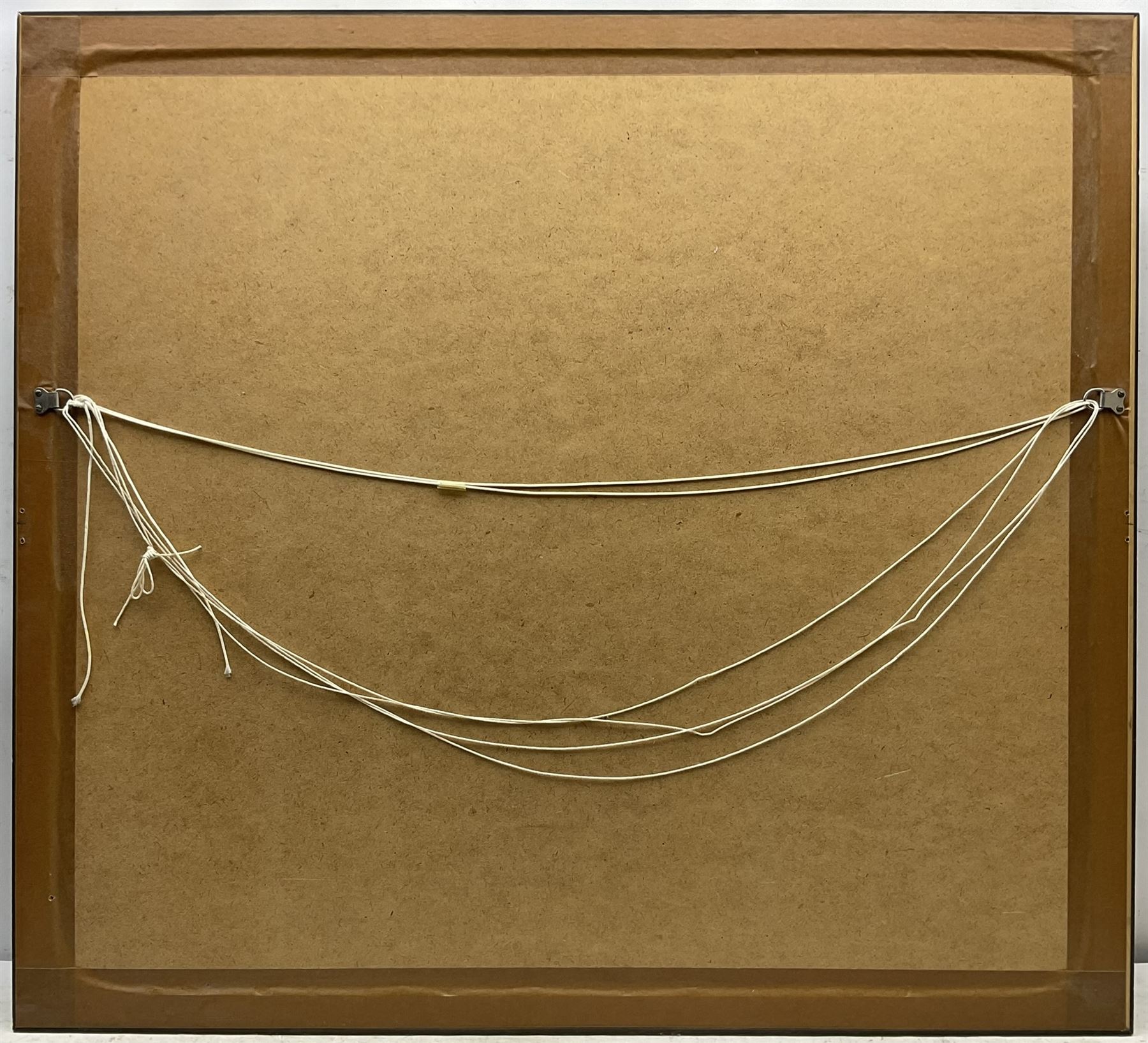 Sheila Gertrude Mackie (Northern British 1928-2010): Fox in the Undergrowth, gouache and cut-out signed with initials 68cm x 77cm