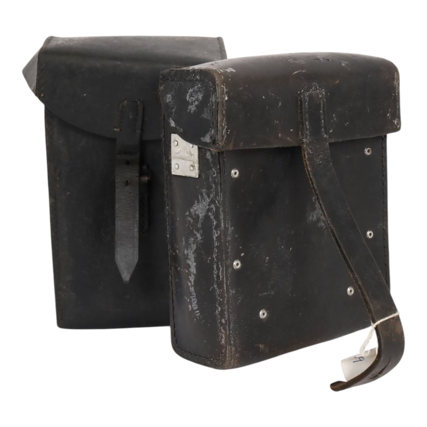 Russian Mosin-Nagent ammunition pouch, together with German ammunition pouch and two others 