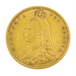 Queen Victoria 1892 gold half sovereign 