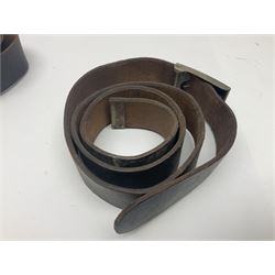 Four East German Youth Organisation belts with buckles (4)