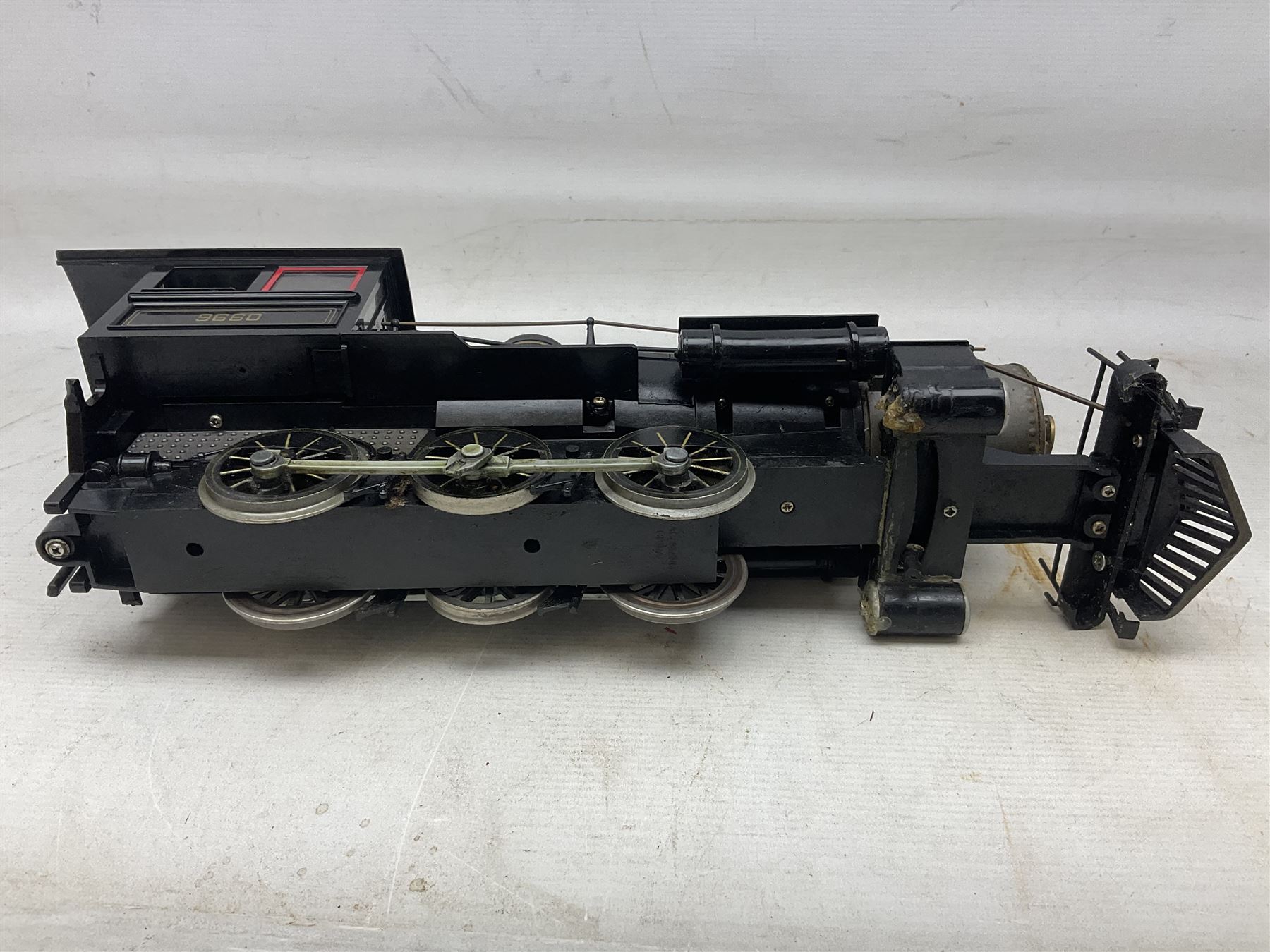 Bachmann G scale, gauge 1 2-4-2 steam locomotive, no F1101 'Old Timer ', together with a similar Bachmann 0-4-0 steam locomotive, both unboxed 