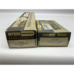 Wrenn '00' gauge - Class A4 4-6-2 steam locomotive 'Mallard' in LNER blue No.4468; boxed; and Refrigerator Van Eskimo Foods; boxed (2)