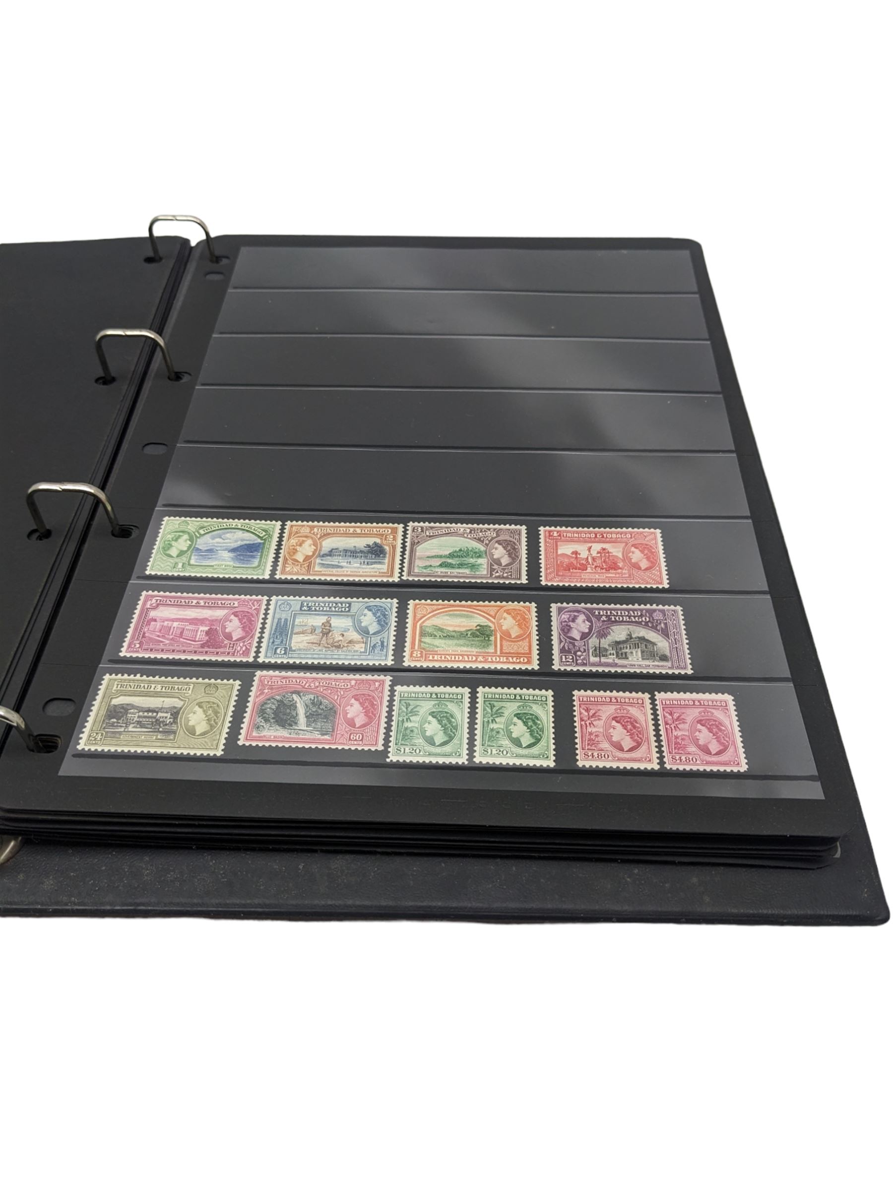 Mostly King George VI and Queen Elizabeth II Commonwealth or Empire stamps, including QEII British Solomon Islands, Pitcairn Islands, Seychelles, Sierra Leone, Mauritius, Guernsey etc, KGVI Turks and Caicos Islands, Falkland Islands Dependencies etc, mixture of mint and used values with some higher values