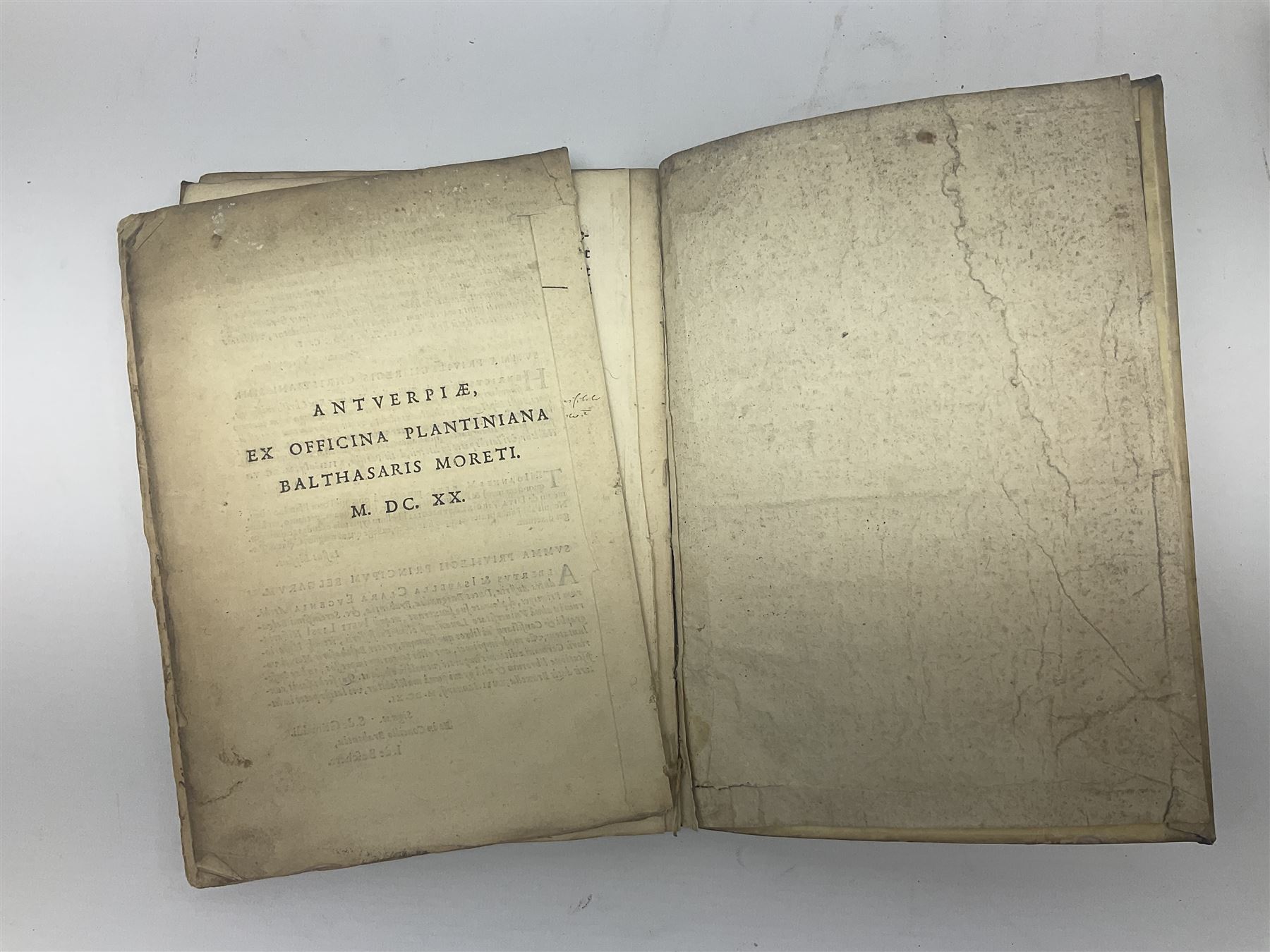 Vita Della Serafica Vergine, E Gloriosa Madre Santa Teresa Digesu .... 1747 Venezia Presso Andrea Poletti. Engraved frontispiece; and Iusti Lipsi Diva Sichemiensis fiue Aspricollis: Nouaeius Beneficia & Admiranda. 1605 Antwerpiae Ex officina Plantiniana. Engraved title page. Both with full vellum binding (2)