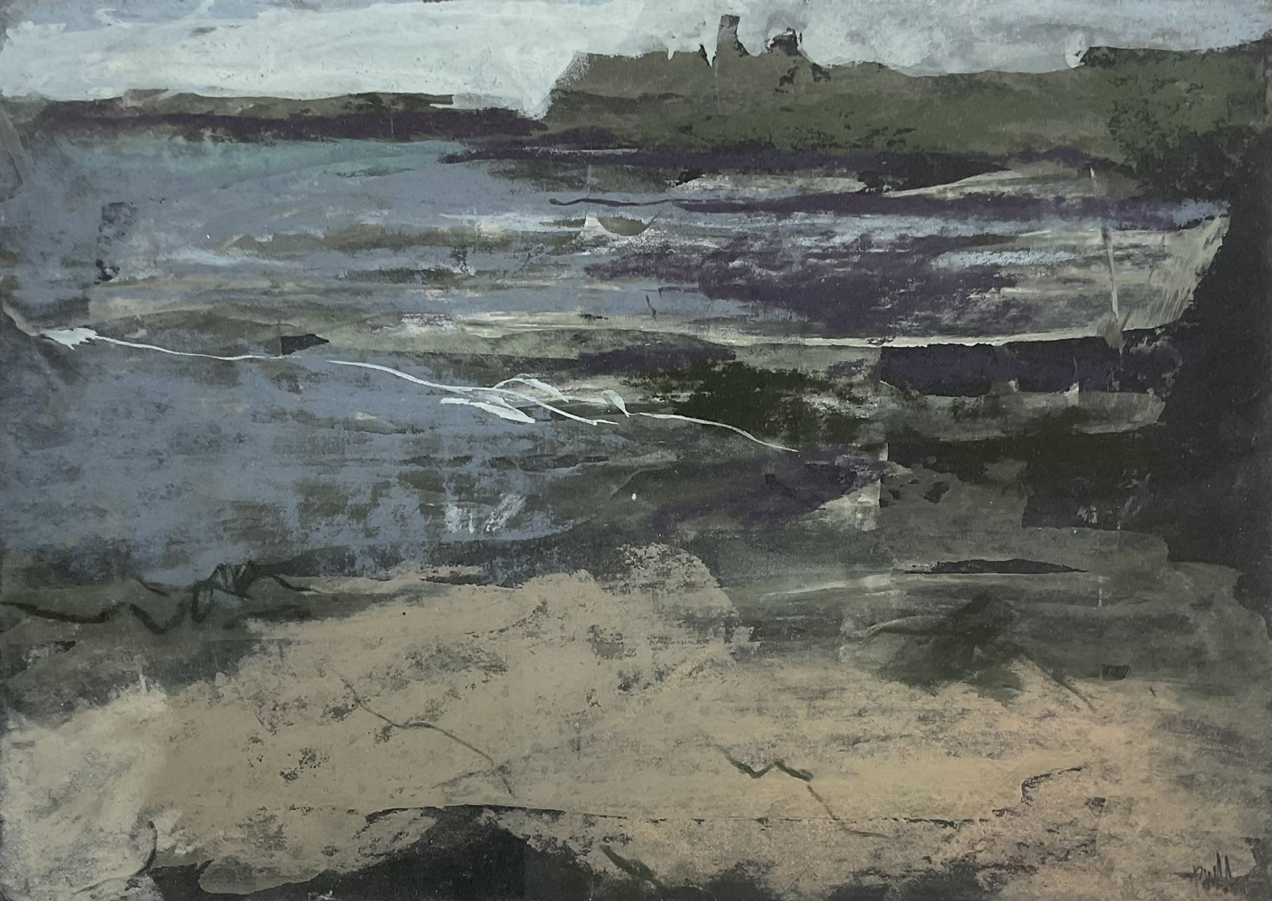 Peter Hayes (British Contemporary): Scarborough North Bay, pastel signed l.r. 19cm x 27cm
