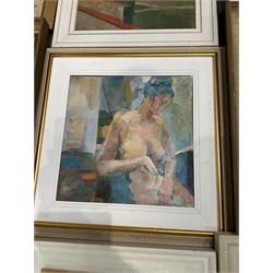 Collection of contemporary oil paintings, artists including J Walpole Pring, E Hartley Mooney, Patrick Lane, Peter Sunderland, John Rogers, Martin Dutton, Bruce Hurn, etc (11)