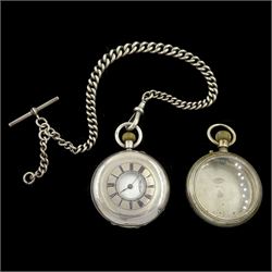 Victorian silver half hunter keyless lever pocket watch by Arthur Jack & Co, Cheltenham, N...