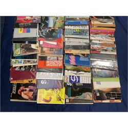 Quantity of vinyl records including Bee Gees 'Odessa', The Beach Boys 'Wild Honey Friends', various compilations and other music, approximately 110, in one box