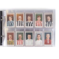 Collection of Edwardian and later Football related trading and cigarette cards, including ...