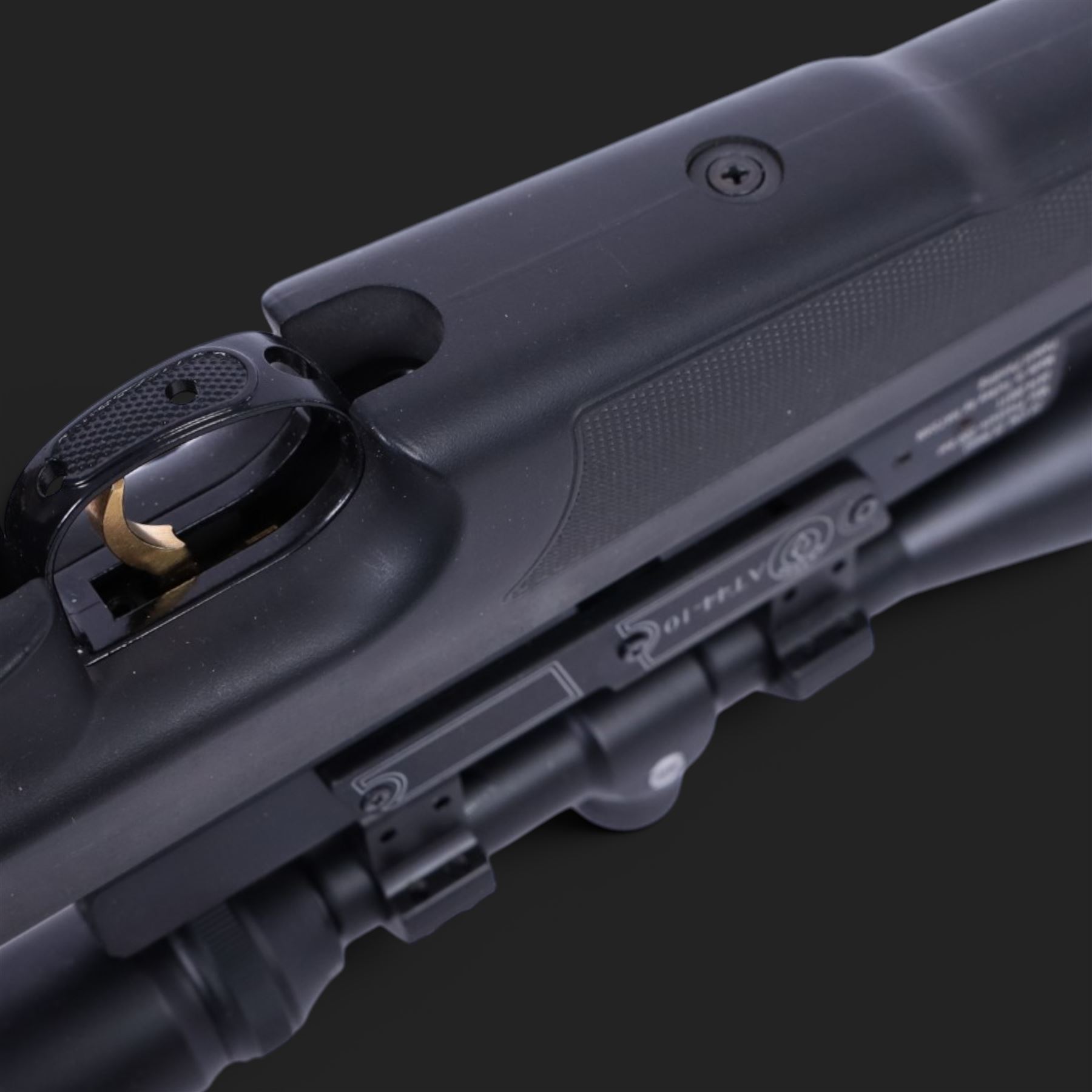 Hatsan AT44-10 air rifle, .22 cal, Max pressure 200 bar, serial number 041420511, fitted with 3-12x50 scope, L118cm
